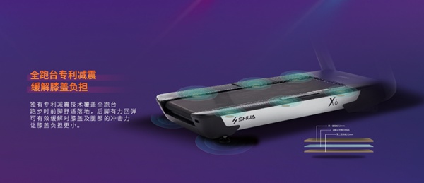 室内健身器材-好博X6心率版跑步机