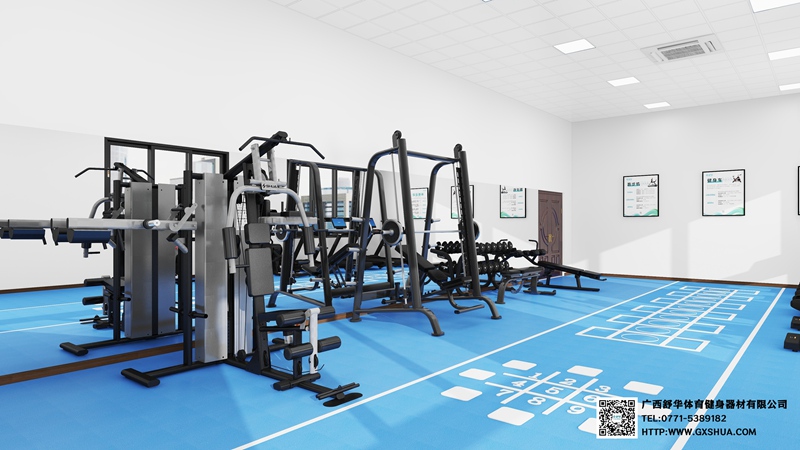 100m²企事业单位健身房 解决方案 100m²企事业单位健身房 解决方案